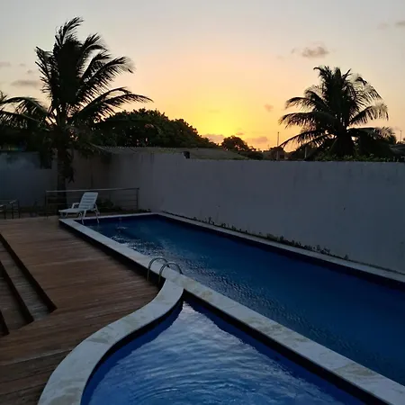 Flat A Beira-Mar Com Vista Para A Praia Do Meio Natal Exterior photo
