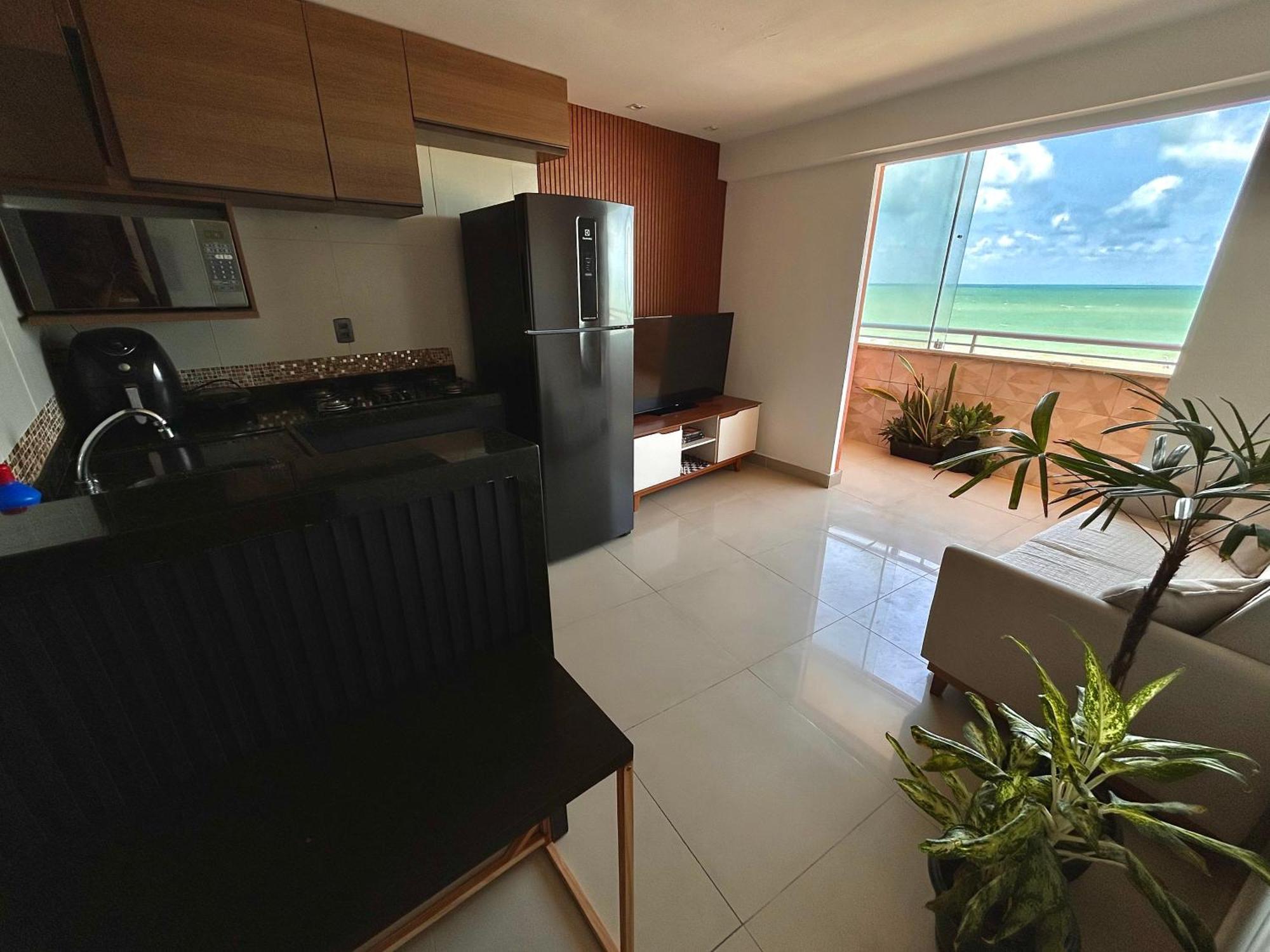 Flat A Beira-mar Com Vista A Do Meio Apartamento Natal